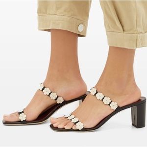 Staud Heels Leather Flower size 39.5